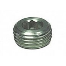 DIN 906 R1/4 Пробка резьбовая коническая с внутренним шестигранником, А2